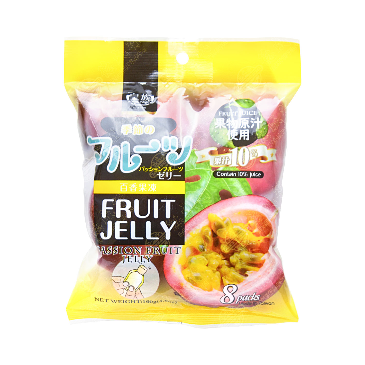 ROYAL FAMILY Fruit Jelly Mango Flavor 8packs/160g - Tak Shing Hong