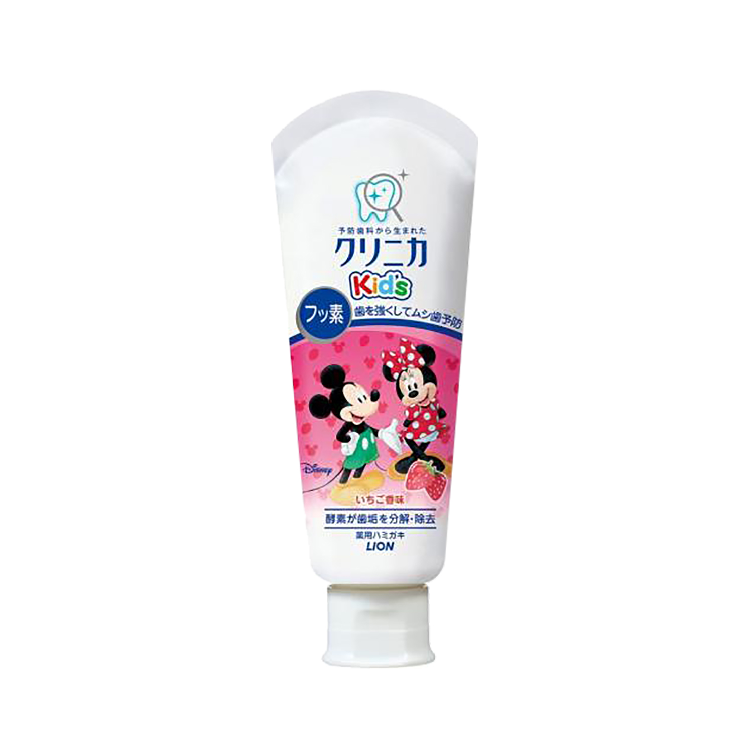 LION Clinica Mickey Kid‘s Toothpaste,Strawberry 60g - Tak Shing Hong