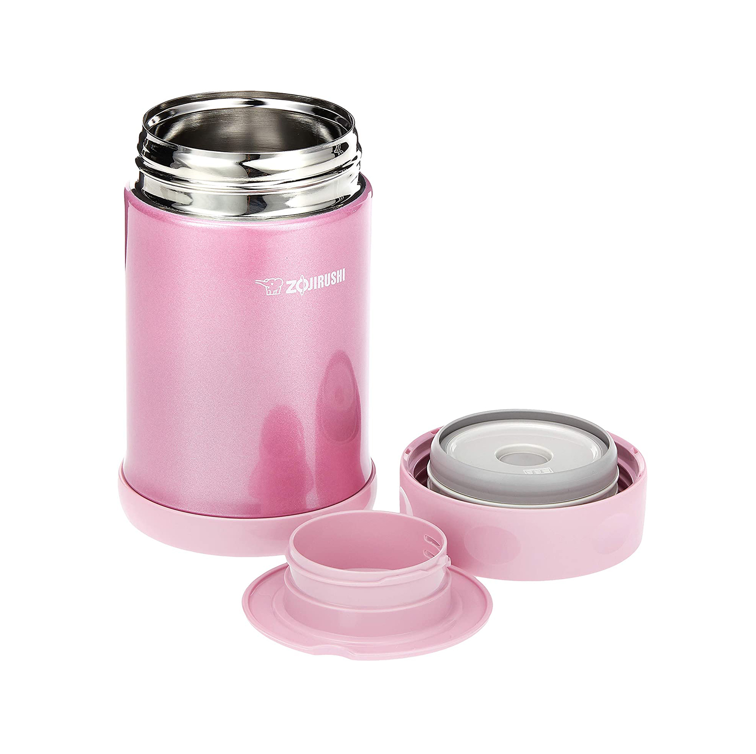 Zojirushi Stainless Steel Food Jar - Shiny Pink 17oz / 0.5L (SW-EAE50 ...