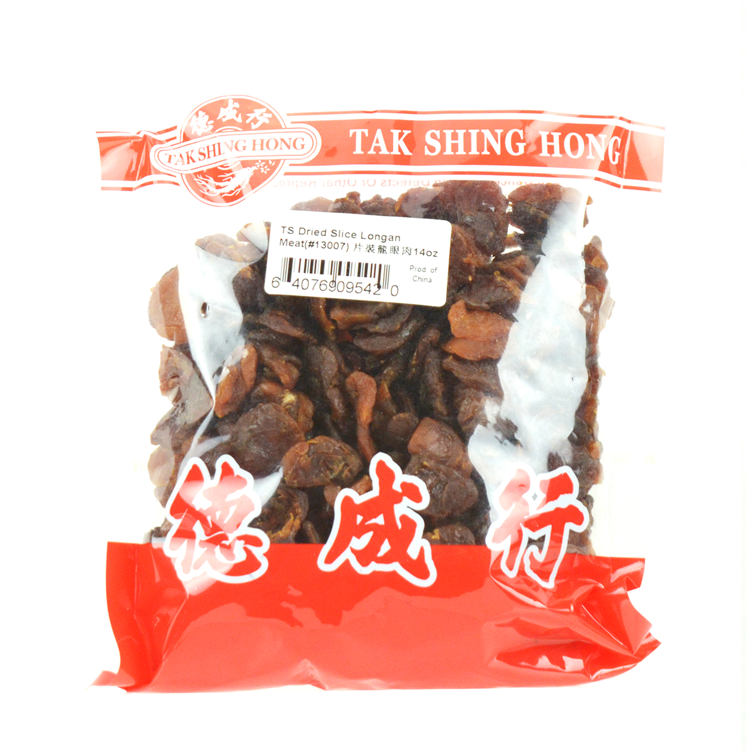 Dried Longan Meat Slice 14oz (#13007) - Tak Shing Hong