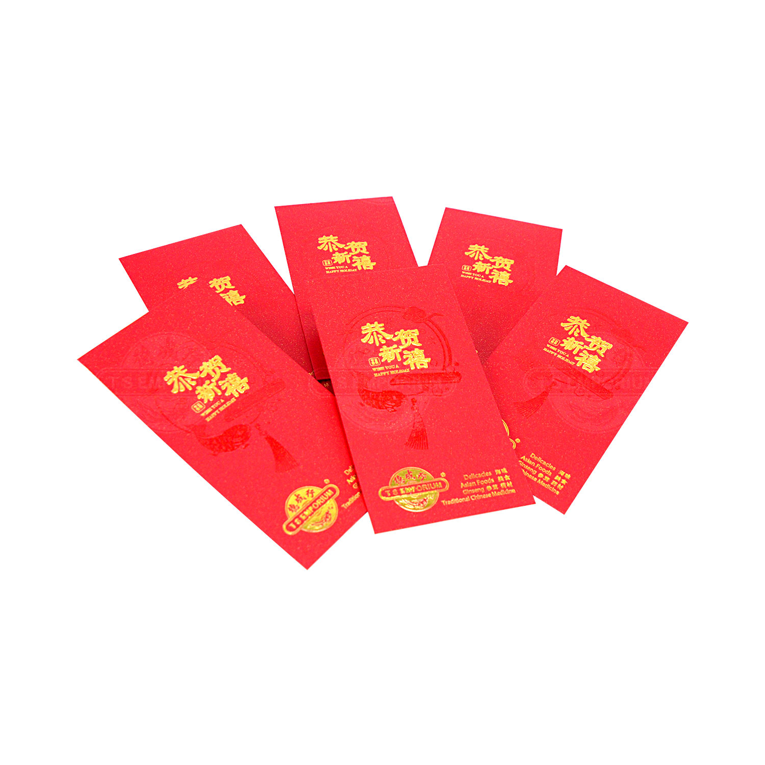 Red Envelope 恭贺新禧 (Gong He Xin Xi) 9 x 16.5cm / 6pcs - Tak Shing Hong