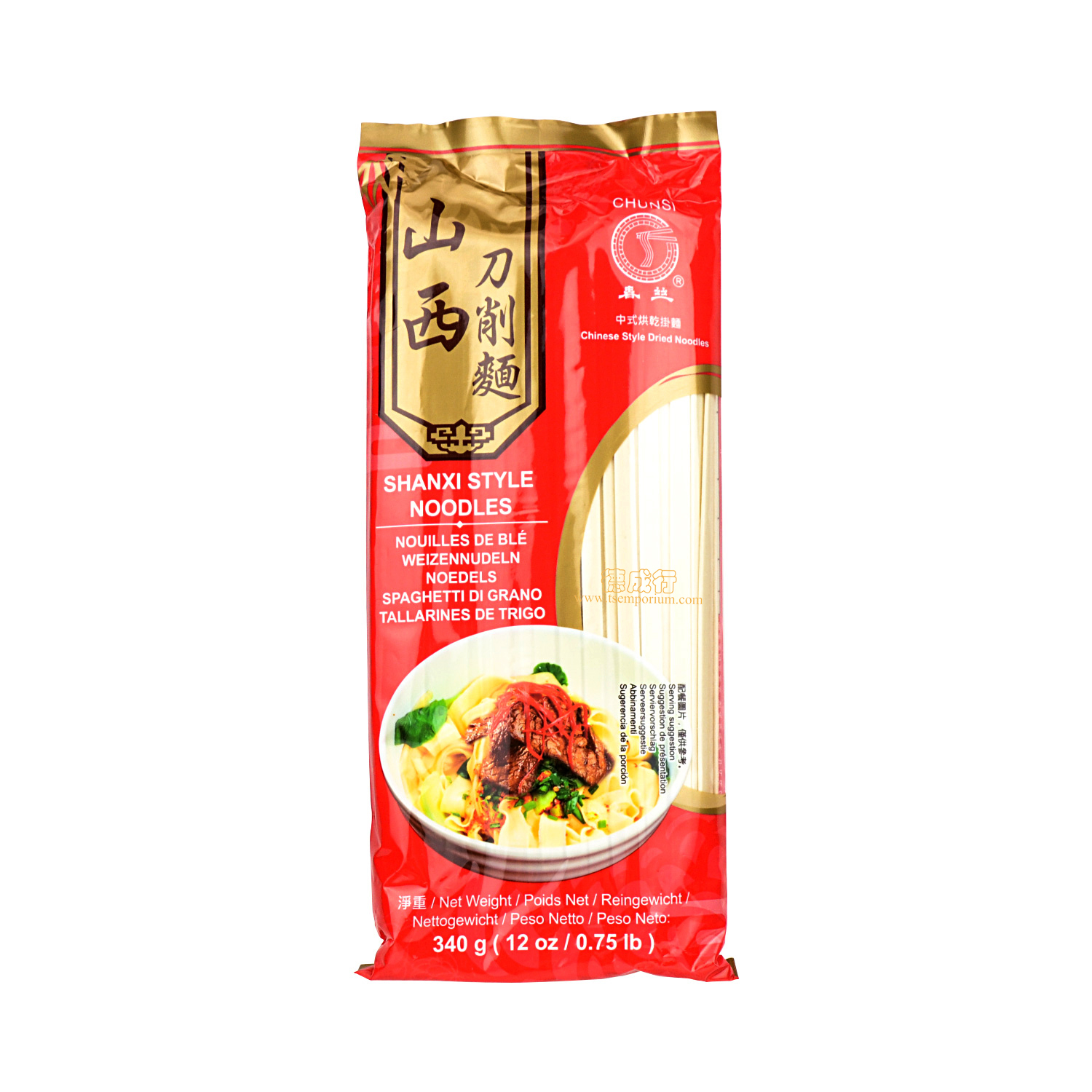 CHUNSI Shanxi Style Noodles 340g - Tak Shing Hong