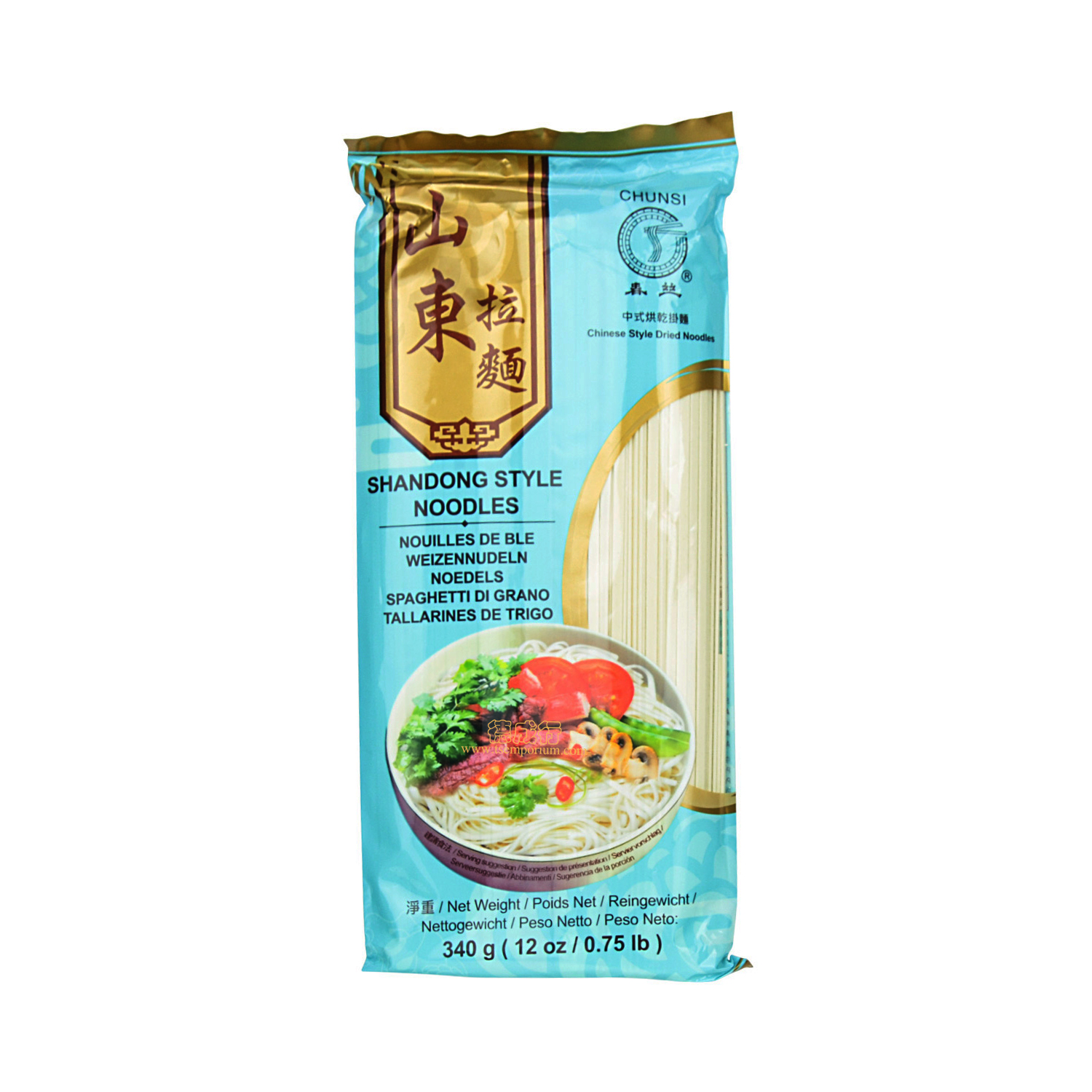 Chunsi Shandong Style Noodles 340g Tak Shing Hong