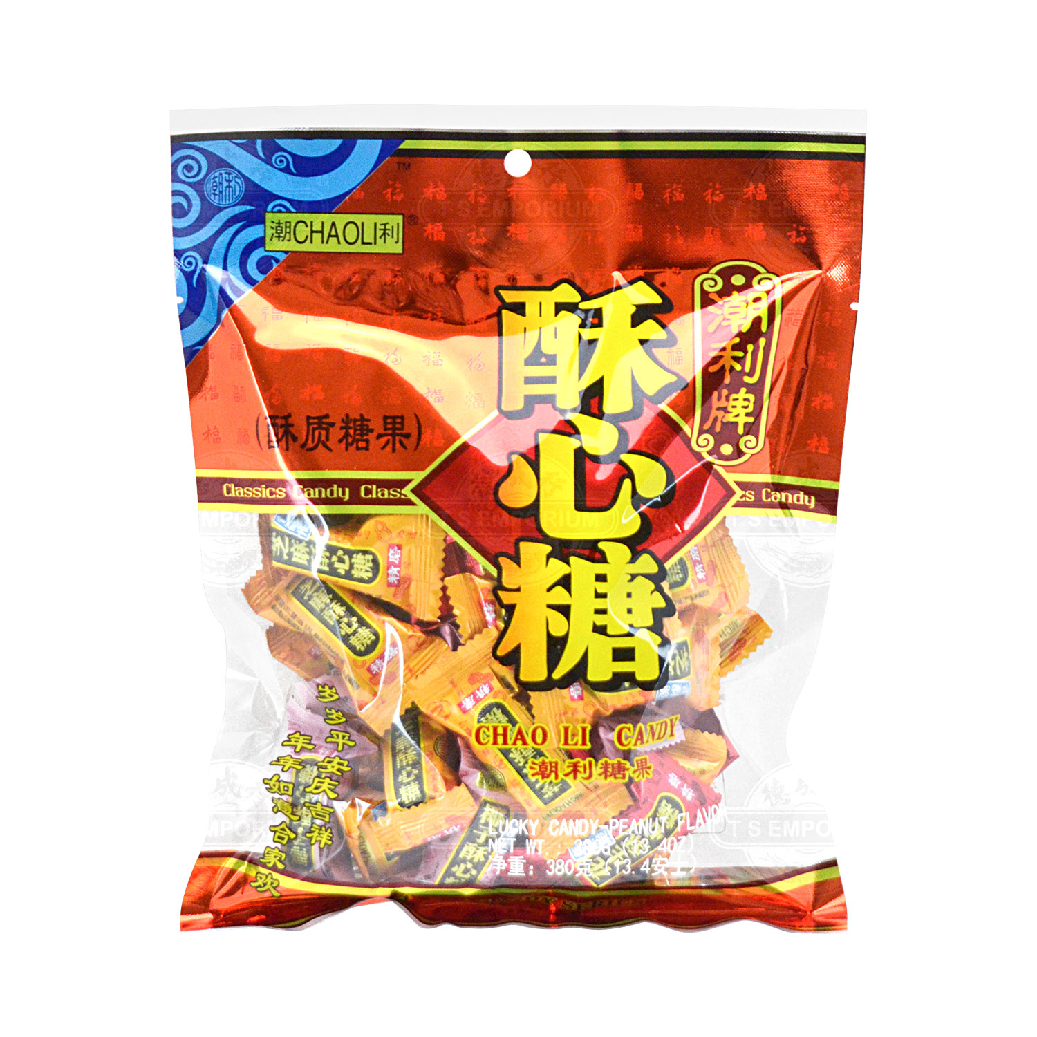 Chaoli Lucky Candy Peanut Flavor 380g Tak Shing Hong 7836