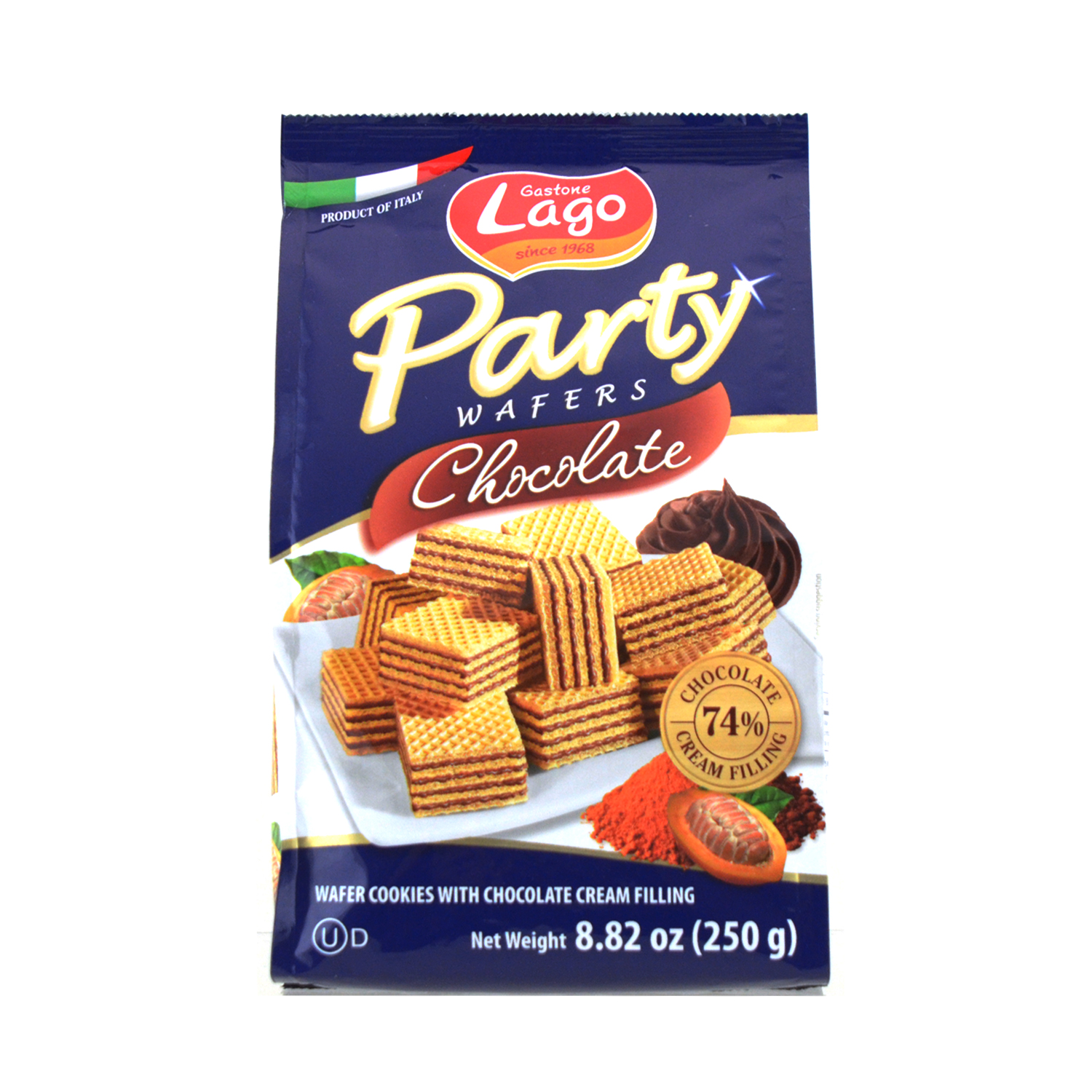 Gastone Lago Party Wafers Chocolate Cream Filling 250g Tak Shing Hong 9617