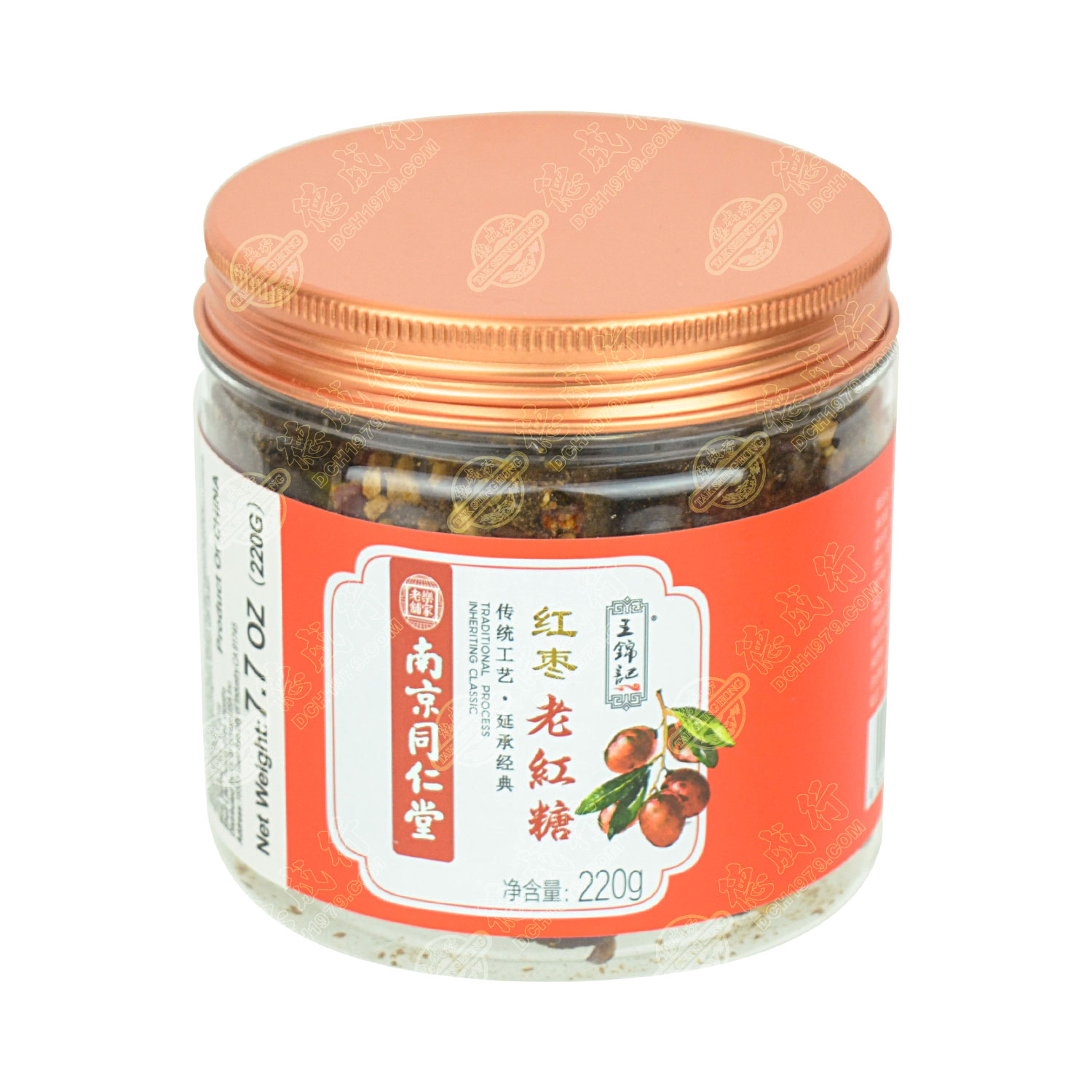 NANJING TONG REN TANG Brown Sugar with Red Dates 220g - Tak Shing Hong